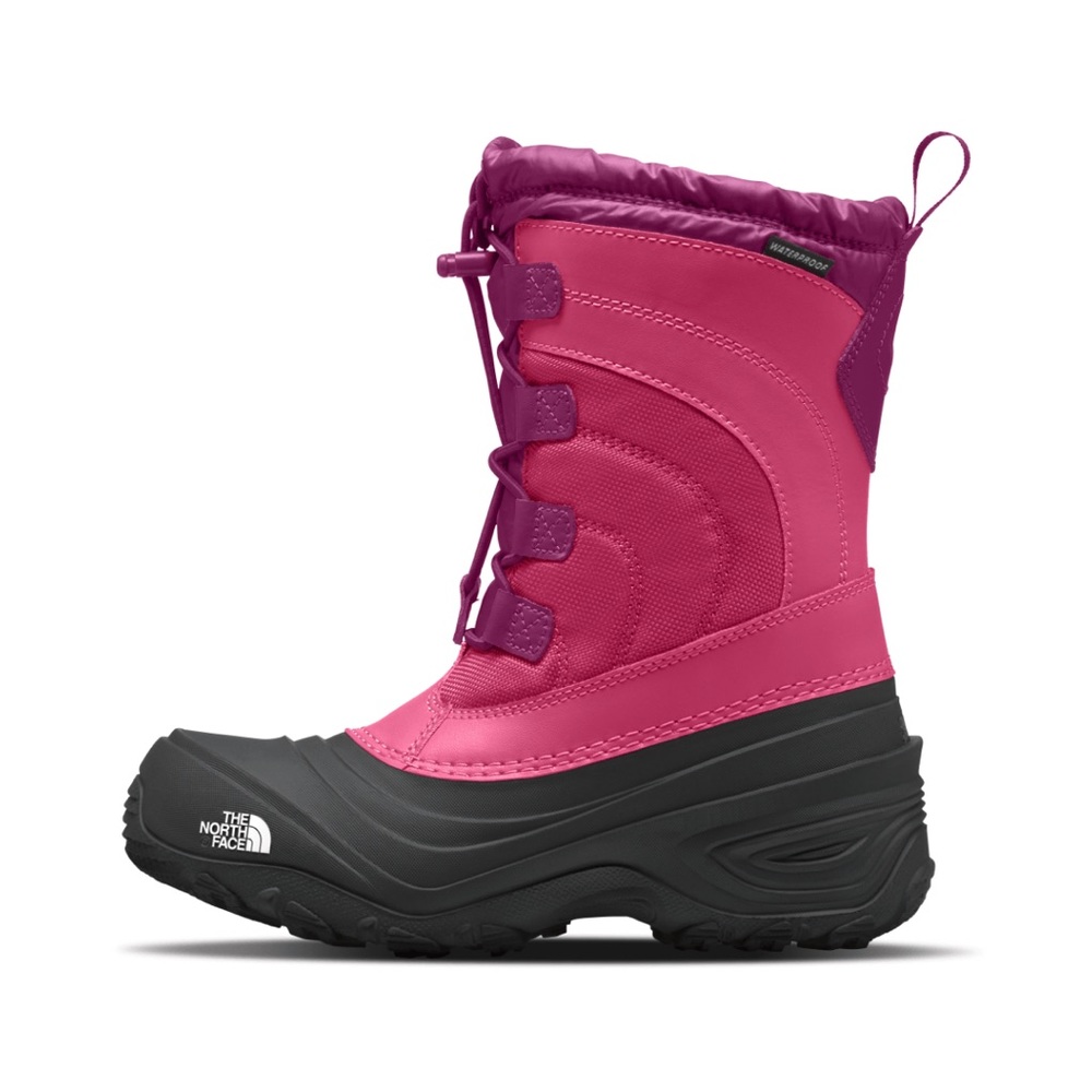 The North Face Big Kids Snow Boots Pink Waterproof